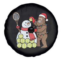 Funny Squatch Christmas Tennis Gift Spare Tire Cover Bigfoot Player Enthusiast - Wonder Print Shop