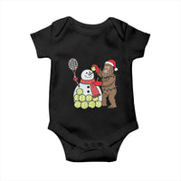 Funny Squatch Christmas Tennis Gift Baby Onesie Bigfoot Player Enthusiast - Wonder Print Shop