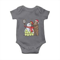 Funny Squatch Christmas Tennis Gift Baby Onesie Bigfoot Player Enthusiast - Wonder Print Shop