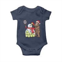 Funny Squatch Christmas Tennis Gift Baby Onesie Bigfoot Player Enthusiast - Wonder Print Shop