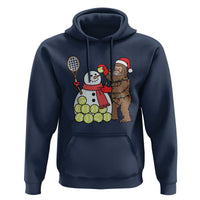 Funny Squatch Christmas Tennis Gift Hoodie Bigfoot Player Enthusiast - Wonder Print Shop