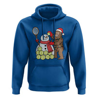Funny Squatch Christmas Tennis Gift Hoodie Bigfoot Player Enthusiast - Wonder Print Shop