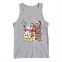 Funny Squatch Christmas Tennis Gift Tank Top Bigfoot Player Enthusiast - Wonder Print Shop
