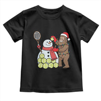 Funny Squatch Christmas Tennis Gift Toddler T Shirt Bigfoot Player Enthusiast - Wonder Print Shop