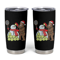 Funny Squatch Christmas Tennis Gift Tumbler Cup Bigfoot Player Enthusiast - Wonder Print Shop