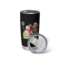 Funny Squatch Christmas Tennis Gift Tumbler Cup Bigfoot Player Enthusiast - Wonder Print Shop