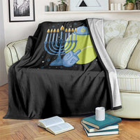 Jewish Tennis Player Hanukkah Throw Blanket Funny Racquet Lover Gift - Wonder Print Shop
