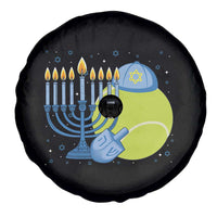 Jewish Tennis Player Hanukkah Spare Tire Cover Funny Racquet Lover Gift - Wonder Print Shop
