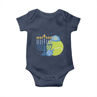 Jewish Tennis Player Hanukkah Baby Onesie Funny Racquet Lover Gift - Wonder Print Shop