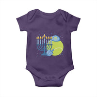 Jewish Tennis Player Hanukkah Baby Onesie Funny Racquet Lover Gift - Wonder Print Shop