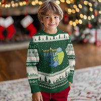 Jewish Tennis Player Hanukkah Ugly Christmas Sweater Funny Racquet Lover Gift - Wonder Print Shop