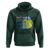 Jewish Tennis Player Hanukkah Hoodie Funny Racquet Lover Gift - Wonder Print Shop