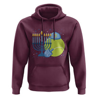 Jewish Tennis Player Hanukkah Hoodie Funny Racquet Lover Gift - Wonder Print Shop