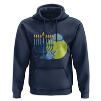 Jewish Tennis Player Hanukkah Hoodie Funny Racquet Lover Gift - Wonder Print Shop
