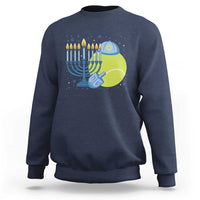 Jewish Tennis Player Hanukkah Sweatshirt Funny Racquet Lover Gift - Wonder Print Shop