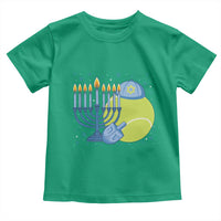 Jewish Tennis Player Hanukkah Toddler T Shirt Funny Racquet Lover Gift - Wonder Print Shop