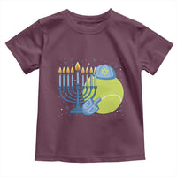 Jewish Tennis Player Hanukkah Toddler T Shirt Funny Racquet Lover Gift - Wonder Print Shop