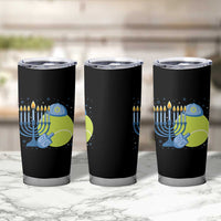 Jewish Tennis Player Hanukkah Tumbler Cup Funny Racquet Lover Gift - Wonder Print Shop