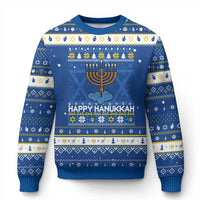Funny Happy Chanukkah Ugly Sweater Tennis Lover Gift Hanukkah Ugly Sweater - Wonder Print Shop