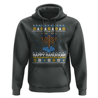 Funny Happy Hanukkah Ugly Sweater Tennis Lover Gift Hoodie - Wonder Print Shop