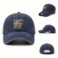 If You Wanted Soft Serve Gone For Ice Cream Washed Cotton Baseball Cap Tennis Lover Gift