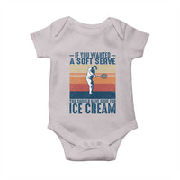Retro Tennis Player Gift Baby Onesie If You Wanted Soft Serve Gone For Ice Cream - Wonder Print Shop