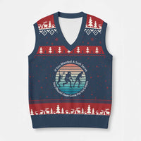 Sarcastic Tennis Girl Gift V-Neck Knit Sweater Vest If You Wanted Soft Serve Gone For Ice Cream - Wonder Print Shop