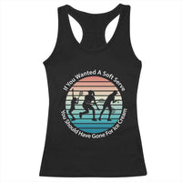 Sarcastic Tennis Girl Gift Racerback Tank Top If You Wanted Soft Serve Gone For Ice Cream - Wonder Print Shop