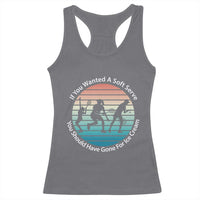 Sarcastic Tennis Girl Gift Racerback Tank Top If You Wanted Soft Serve Gone For Ice Cream - Wonder Print Shop