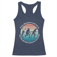 Sarcastic Tennis Girl Gift Racerback Tank Top If You Wanted Soft Serve Gone For Ice Cream - Wonder Print Shop