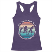 Sarcastic Tennis Girl Gift Racerback Tank Top If You Wanted Soft Serve Gone For Ice Cream - Wonder Print Shop