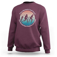 Sarcastic Tennis Girl Gift Sweatshirt If You Wanted Soft Serve Gone For Ice Cream - Wonder Print Shop