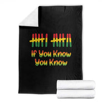 Funny Black History Six Seven Meme Throw Blanket If You Know You Know - Wonder Print Shop
