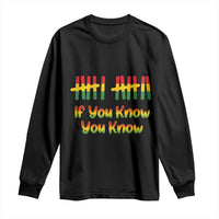 Funny Black History Six Seven Meme Long Sleeve Shirt If You Know You Know - Wonder Print Shop