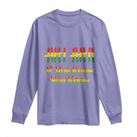Funny Black History Six Seven Meme Long Sleeve Shirt If You Know You Know - Wonder Print Shop