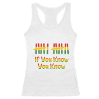 Funny Black History Six Seven Meme Racerback Tank Top If You Know You Know - Wonder Print Shop