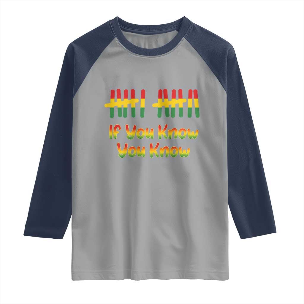 Funny Black History Six Seven Meme Raglan Shirt If You Know You Know - Wonder Print Shop