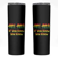Funny Black History Six Seven Meme Skinny Tumbler If You Know You Know - Wonder Print Shop