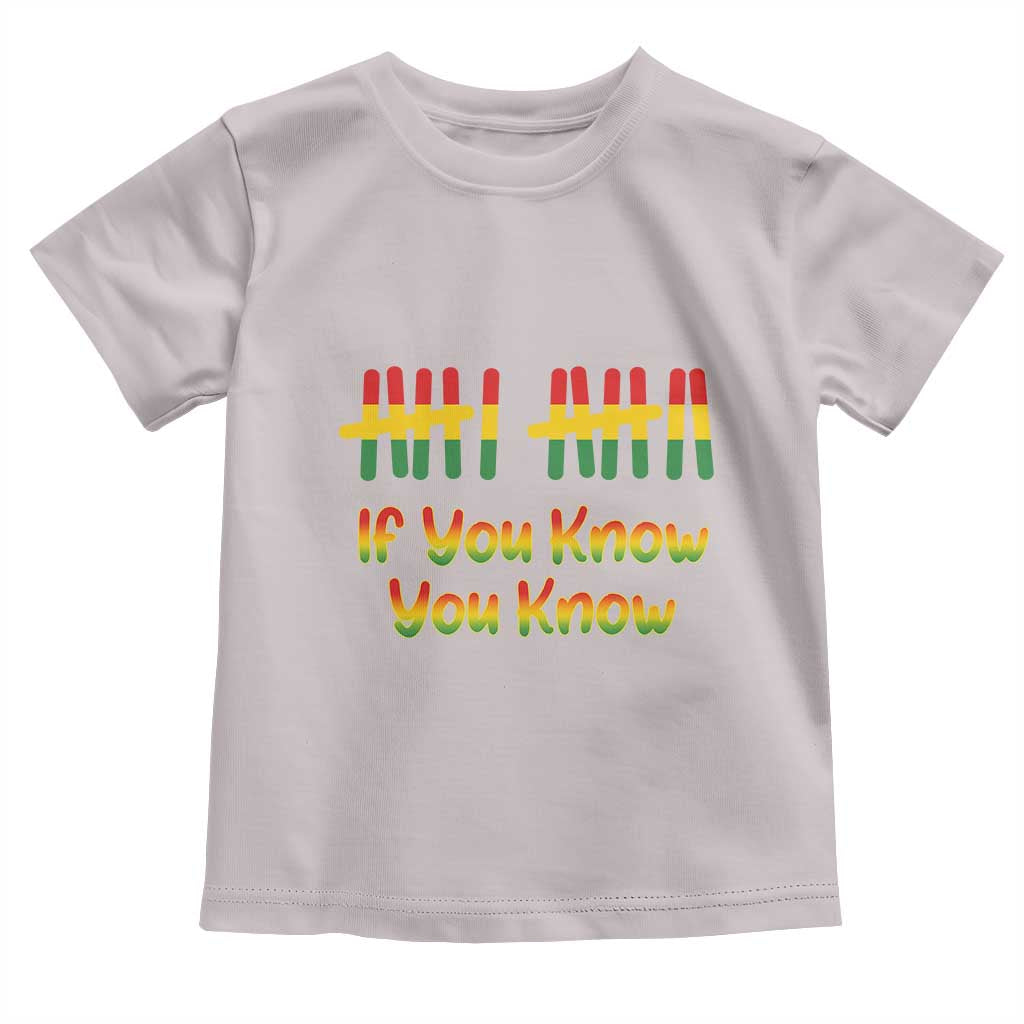 Funny Black History Six Seven Meme Toddler T Shirt If You Know You Know - Wonder Print Shop