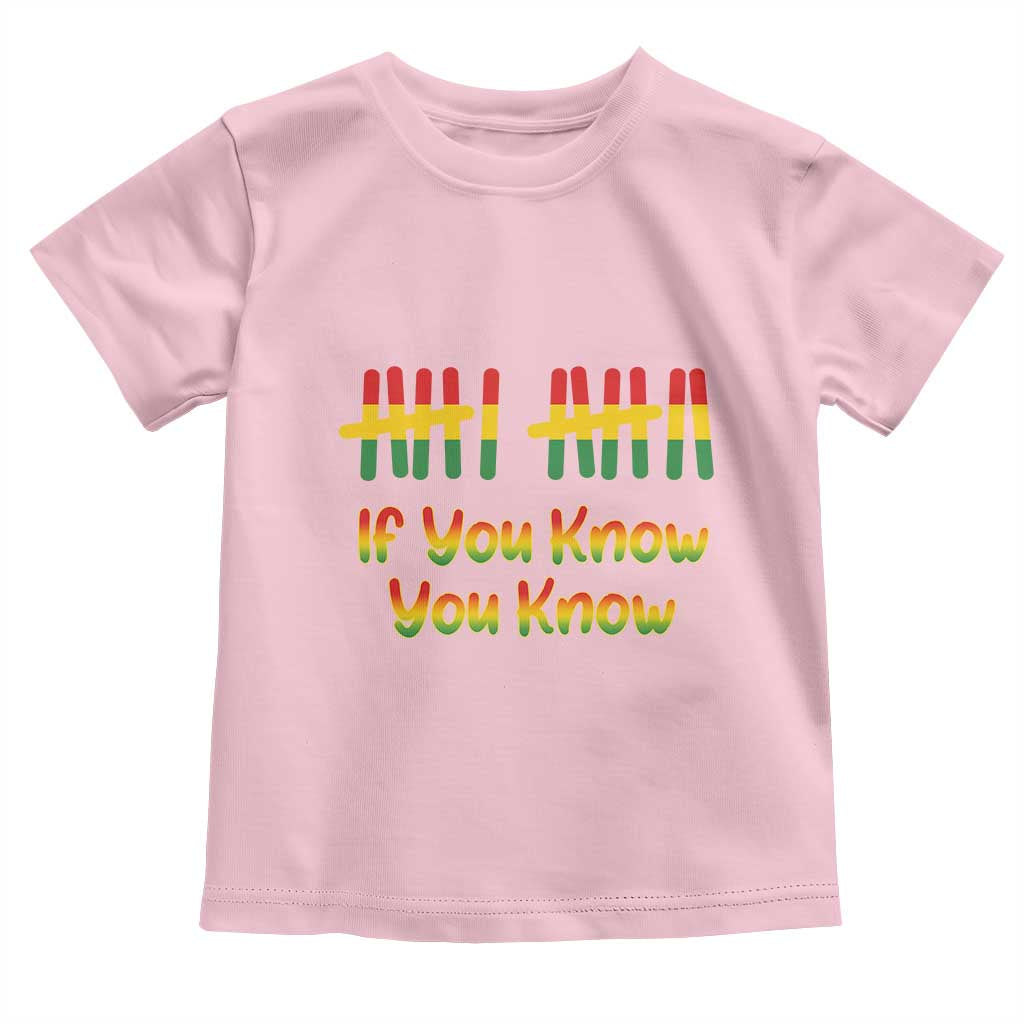 Funny Black History Six Seven Meme Toddler T Shirt If You Know You Know - Wonder Print Shop