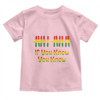 Funny Black History Six Seven Meme Toddler T Shirt If You Know You Know - Wonder Print Shop
