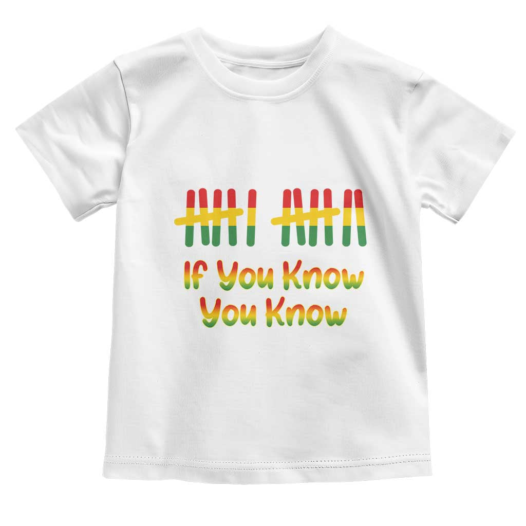 Funny Black History Six Seven Meme Toddler T Shirt If You Know You Know - Wonder Print Shop