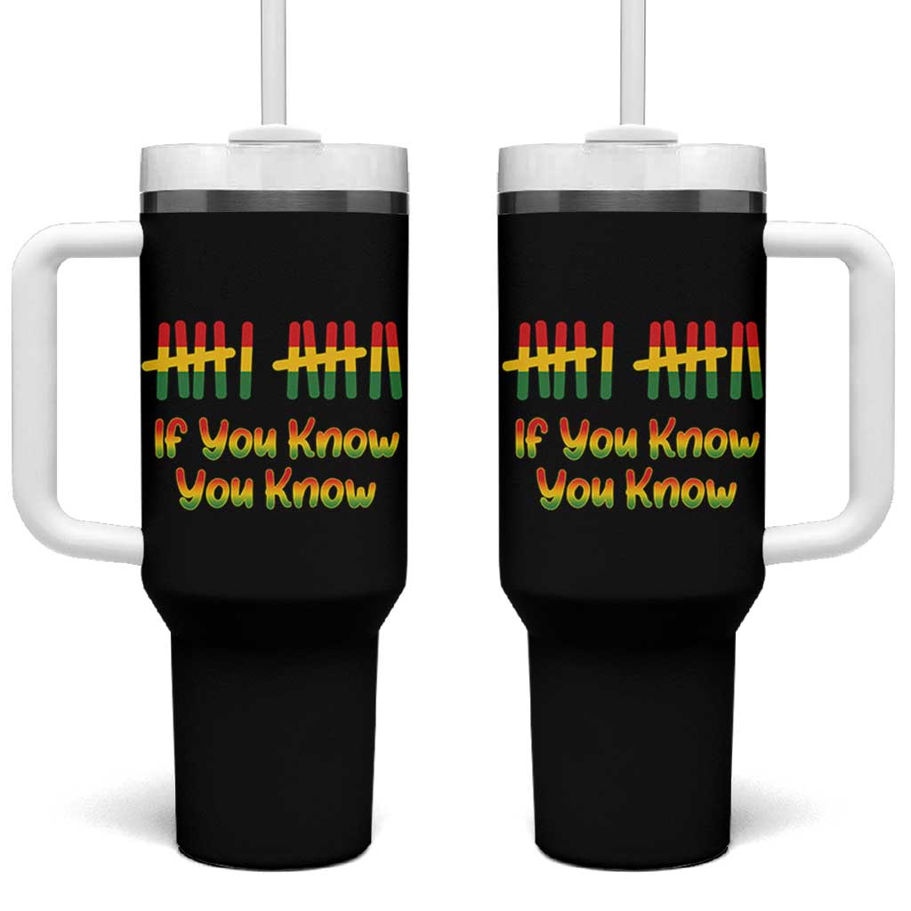 Funny Black History Six Seven Meme Tumbler With Handle If You Know You Know - Wonder Print Shop