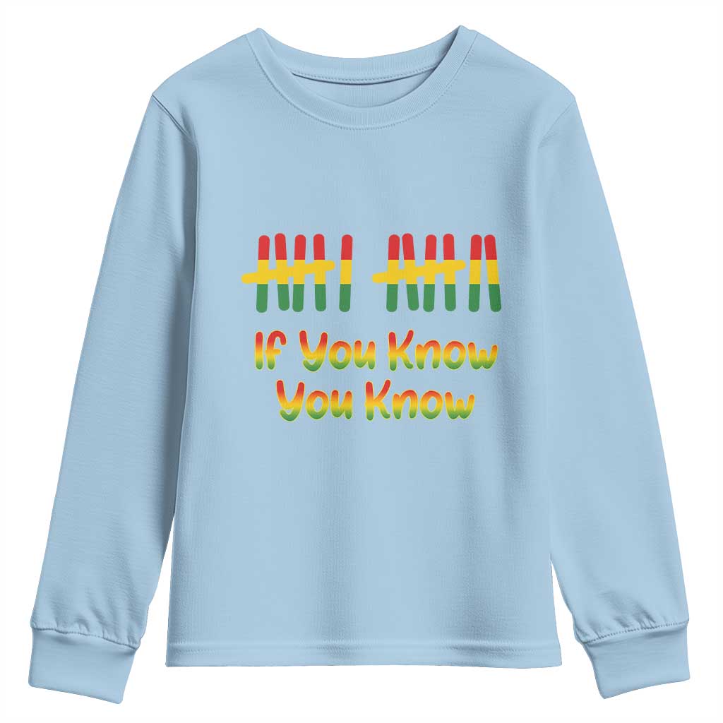 Funny Black History Six Seven Meme Youth Sweatshirt If You Know You Know - Wonder Print Shop