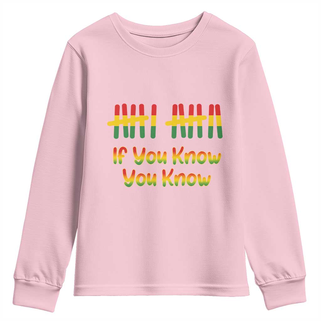 Funny Black History Six Seven Meme Youth Sweatshirt If You Know You Know - Wonder Print Shop
