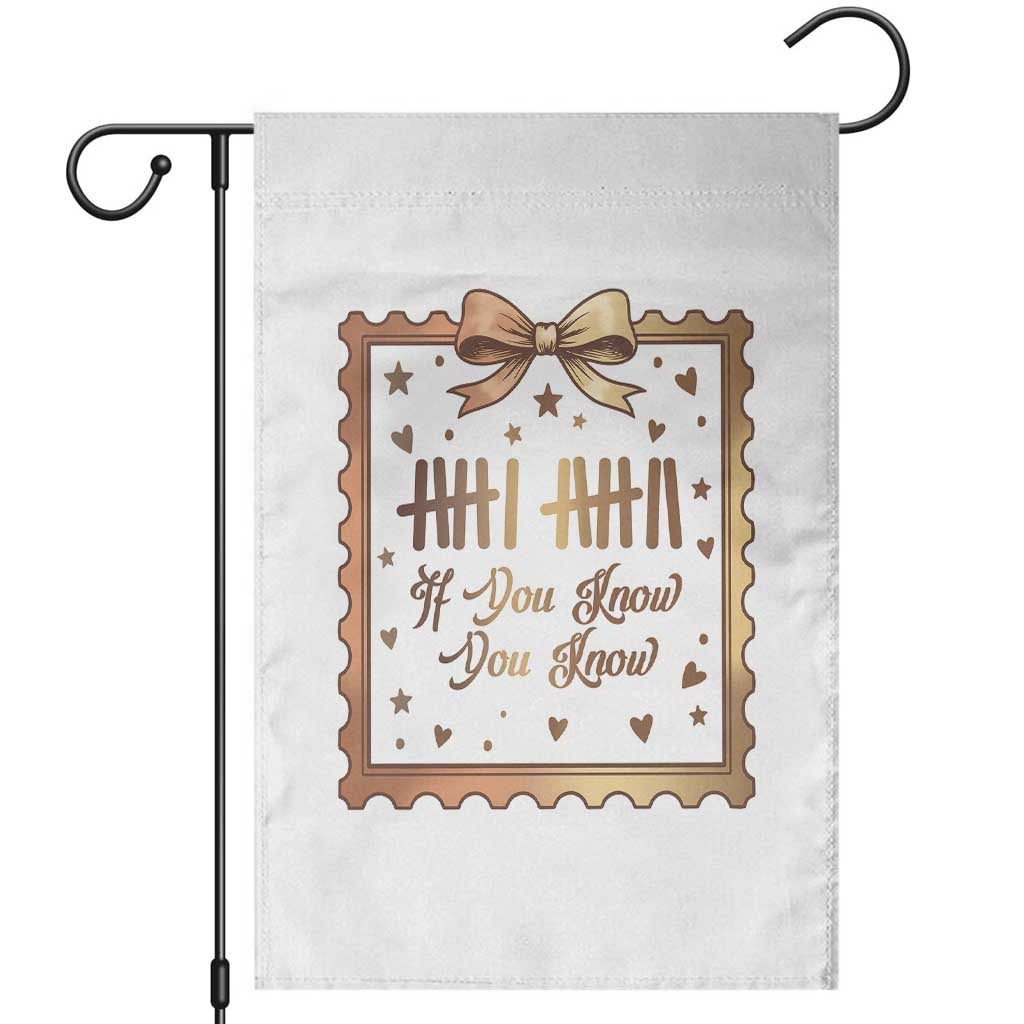 If You Know You Know Six Seven Meme Garden Flag African American Gift