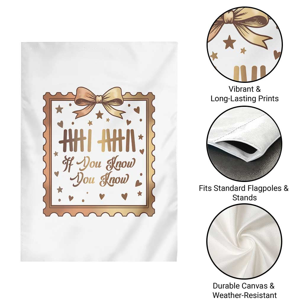 If You Know You Know Six Seven Meme Garden Flag African American Gift