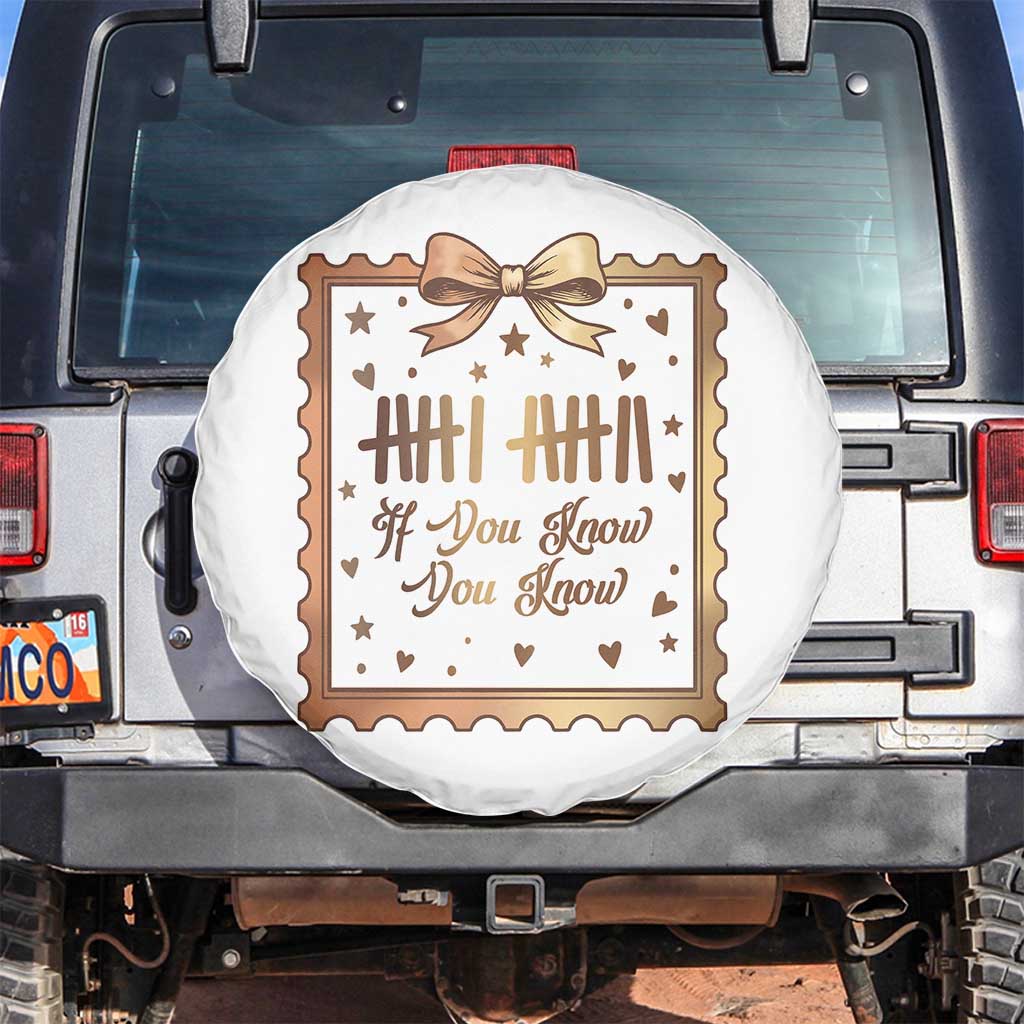 If You Know You Know Six Seven Meme Spare Tire Cover African American Gift