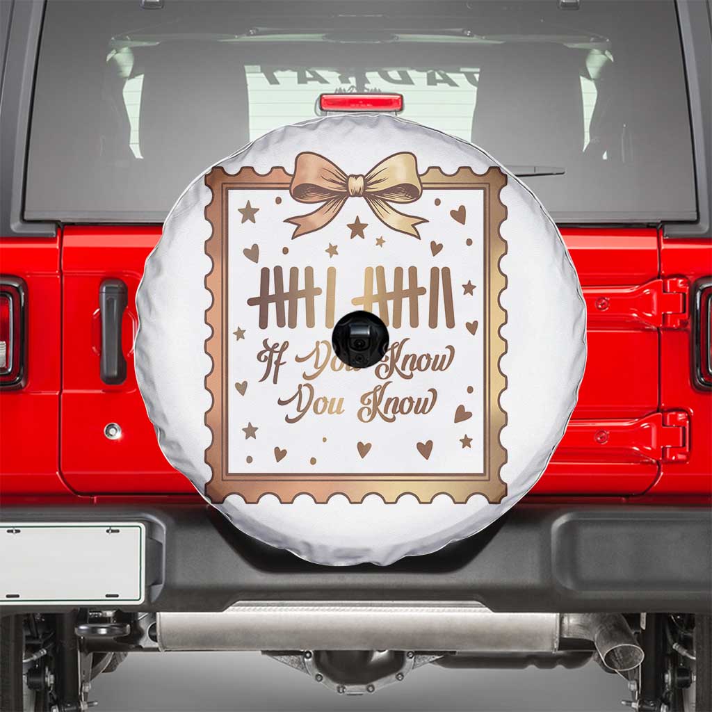 If You Know You Know Six Seven Meme Spare Tire Cover African American Gift