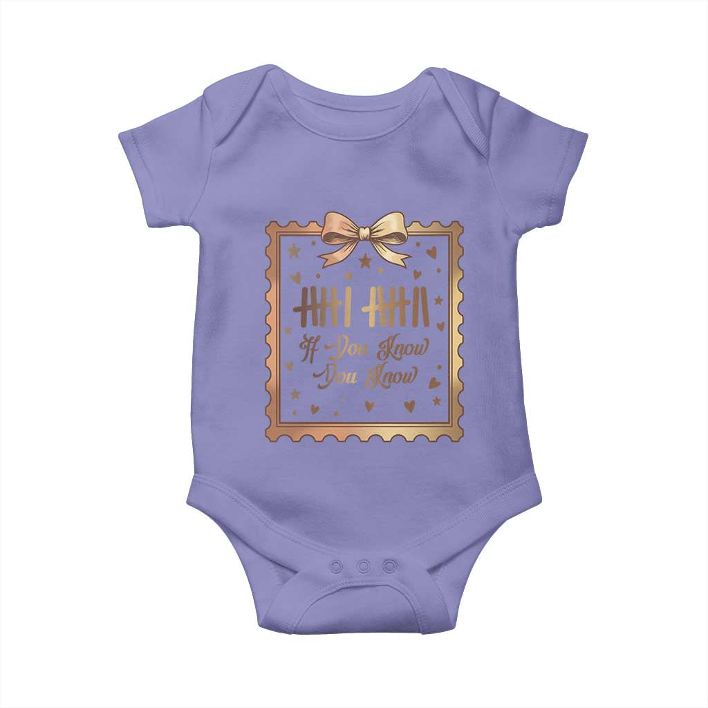 If You Know You Know Six Seven Meme Baby Onesie African American Gift